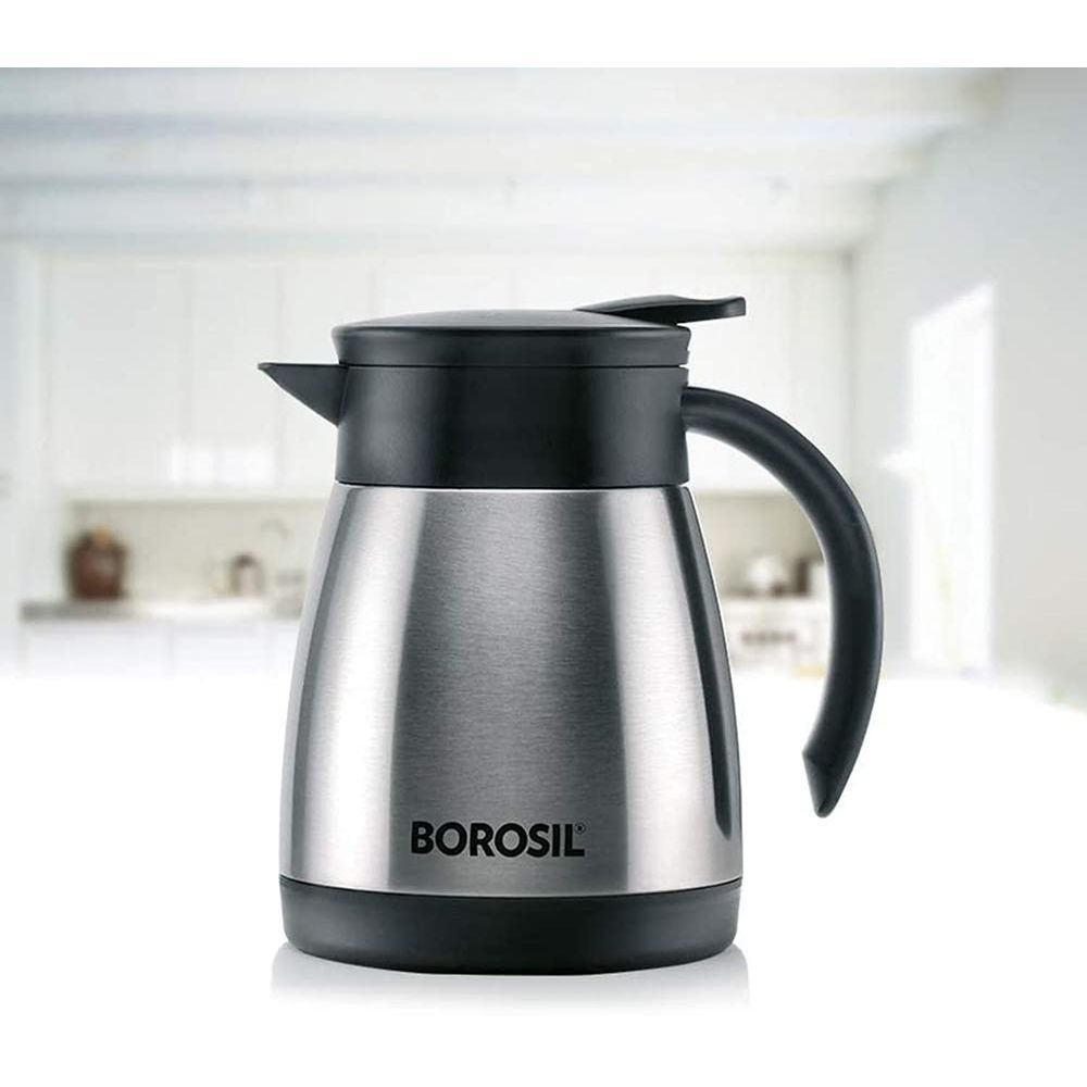 Borosil - Vacuum Insulated Stainless Steel Teapot - Silver - 500 ml