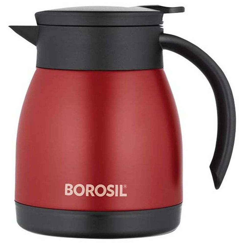 Borosil - Vacuum Insulated Stainless Steel Teapot - Red - 500 ml