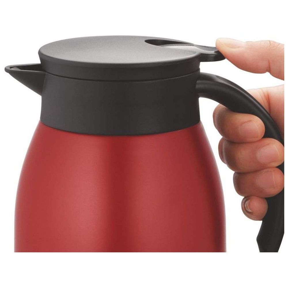 Borosil - Vacuum Insulated Stainless Steel Teapot - Red - 500 ml