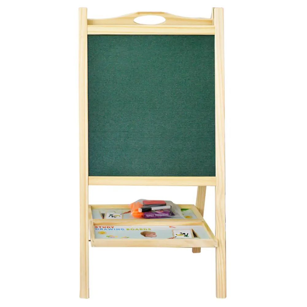 Factory Price - Magnetic Wooden Easel Board w/ Accessories & Abacus