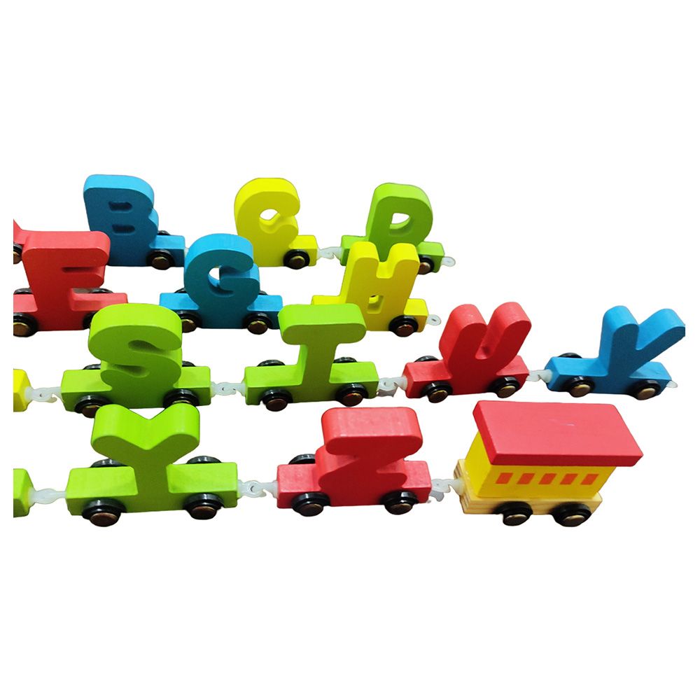 Factory Price - Wooden Alphabet Train Set - 28pcs