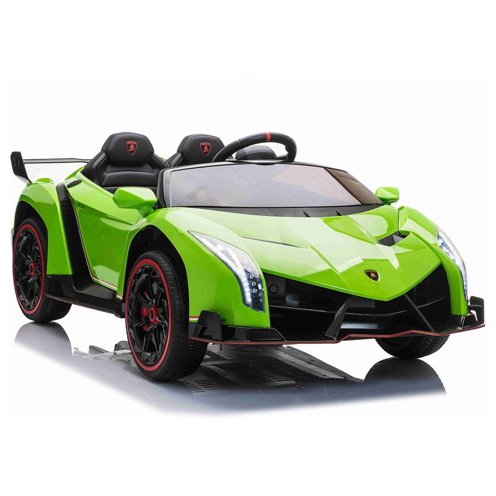 Lamborghini - Veneno 2 Seater Kids Electric Car - 12V - Green