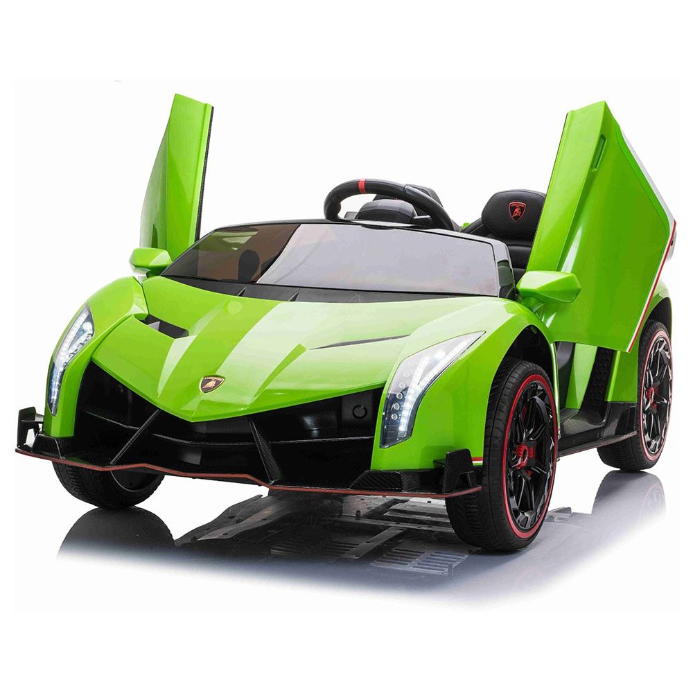 Lamborghini - Veneno 2 Seater Kids Electric Car - 12V - Green