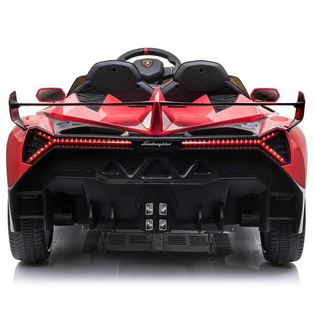 Lamborghini - Veneno 2 Seater Kids Electric Car - 12V - Red