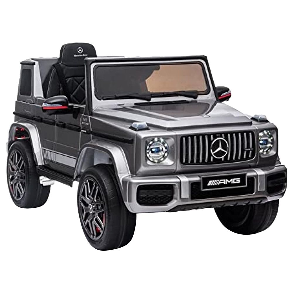 مرسيدس بنز - سيارة ركوب للأطفال AMG G63 - فضي - 12 فولت