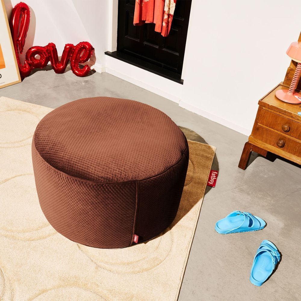 Fatboy - Point Large Royal Velvet Pouf - Tobacco