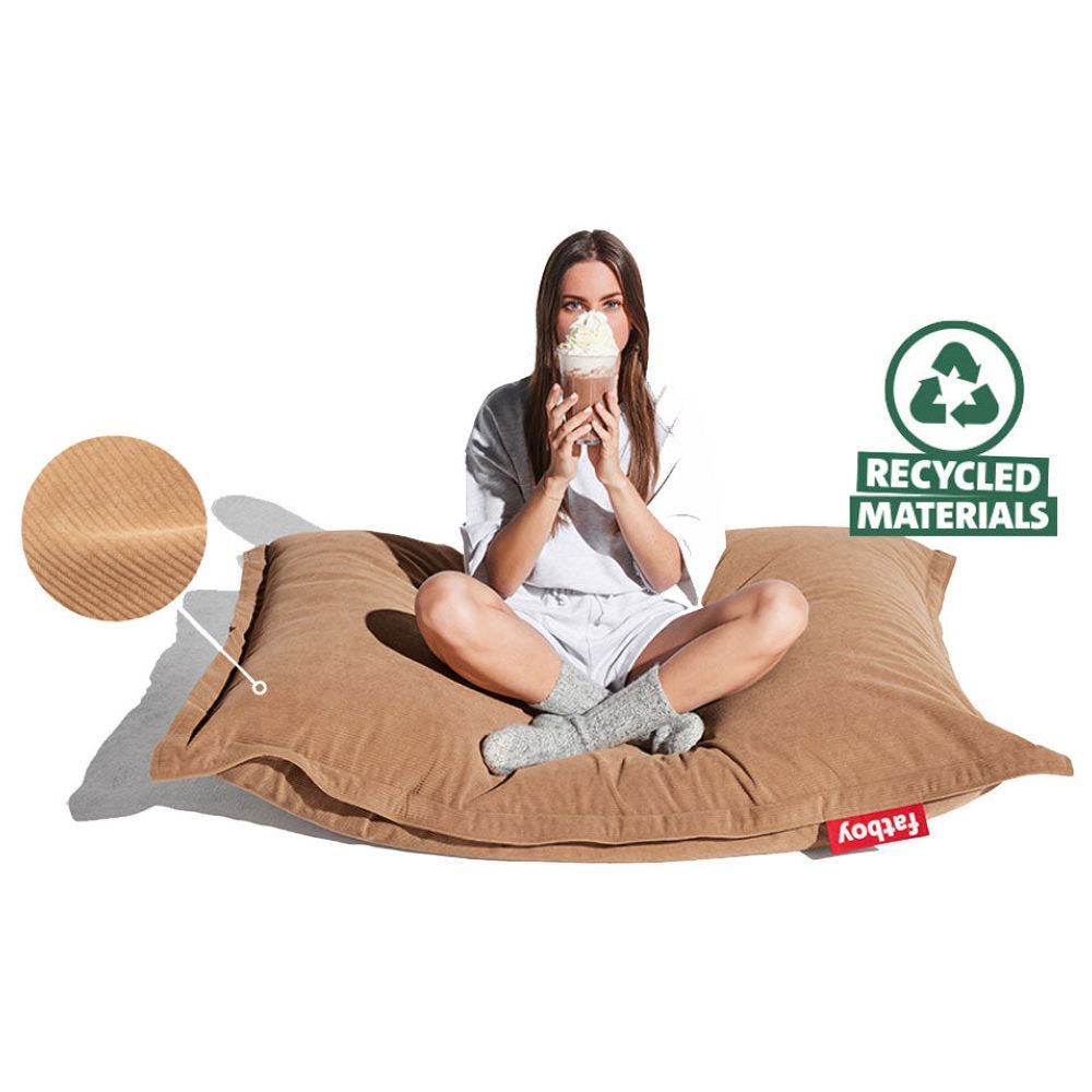 Fatboy - Recycled Original Slim Cord Bean Bag - Teddy Bear