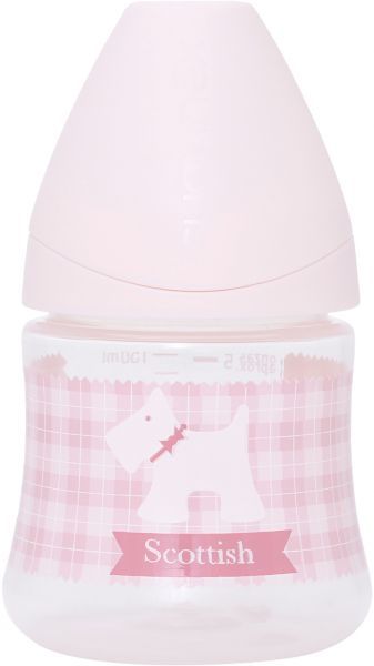 Suavinex - Wide Neck Bottle Anatomical Silicone Teat 150ml T1M Pink - Scottish