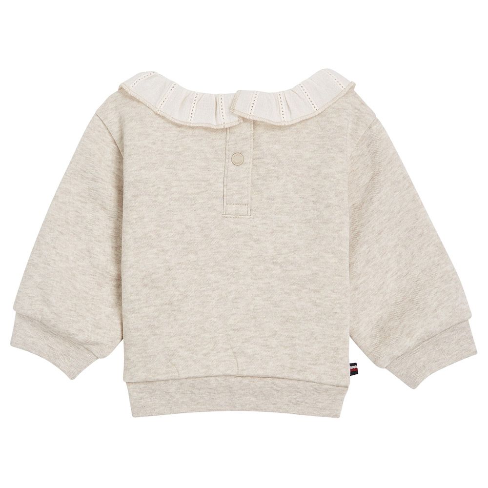 Tommy Hilfiger - Baby Lace Collar Sweatshirt - Brown