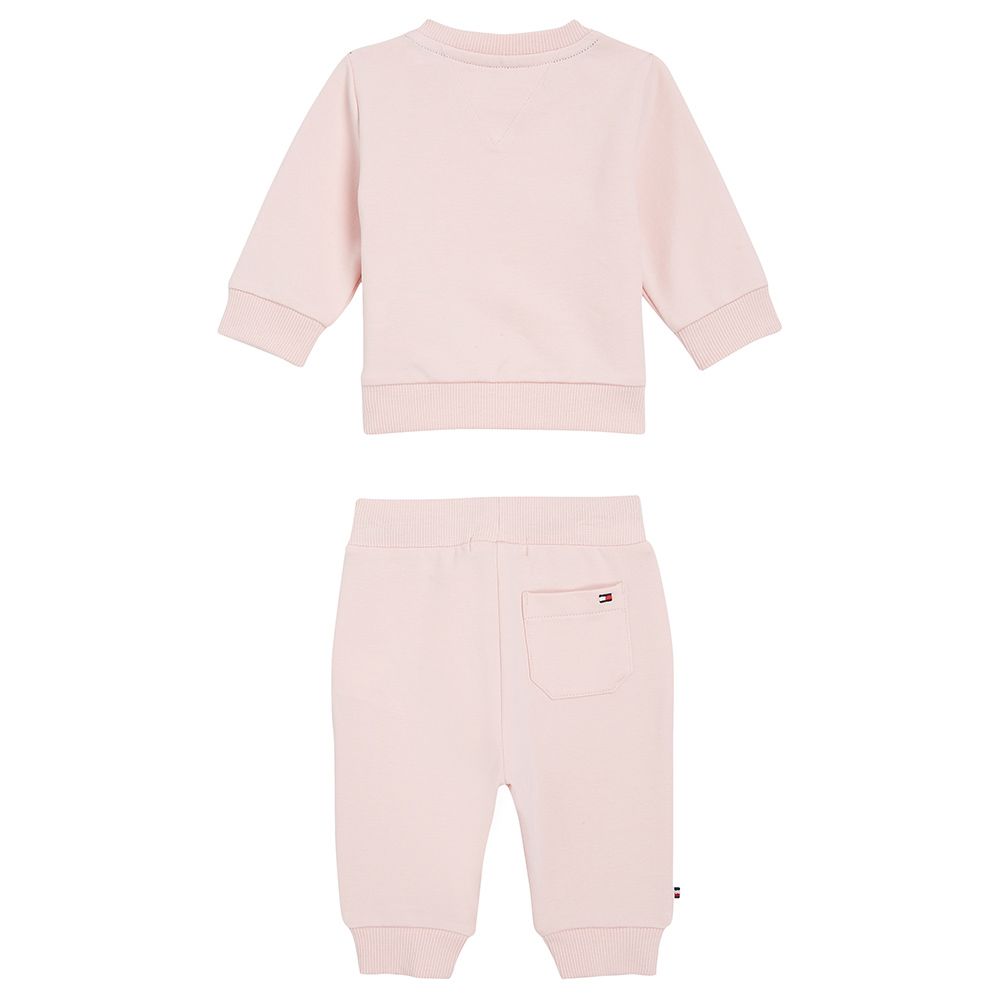 Tommy Hilfiger - 2pc-Set - Baby TH Logo Print Set - Pink