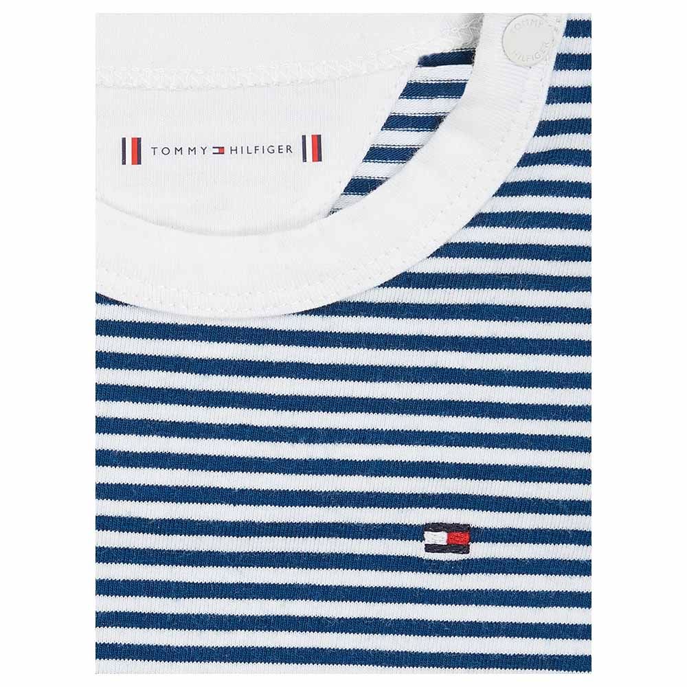 Tommy Hilfiger - 3pc-Set - Baby'S Striped Bodysuit - Blue