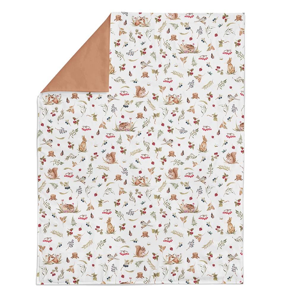 Albero Mio - Cotton Summer Blanket - Forest Friends