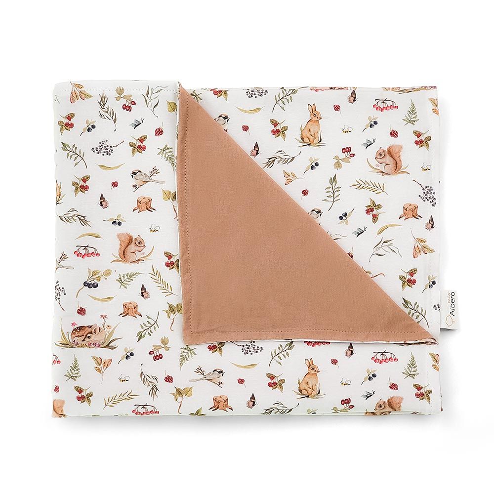 Albero Mio - Cotton Summer Blanket - Forest Friends