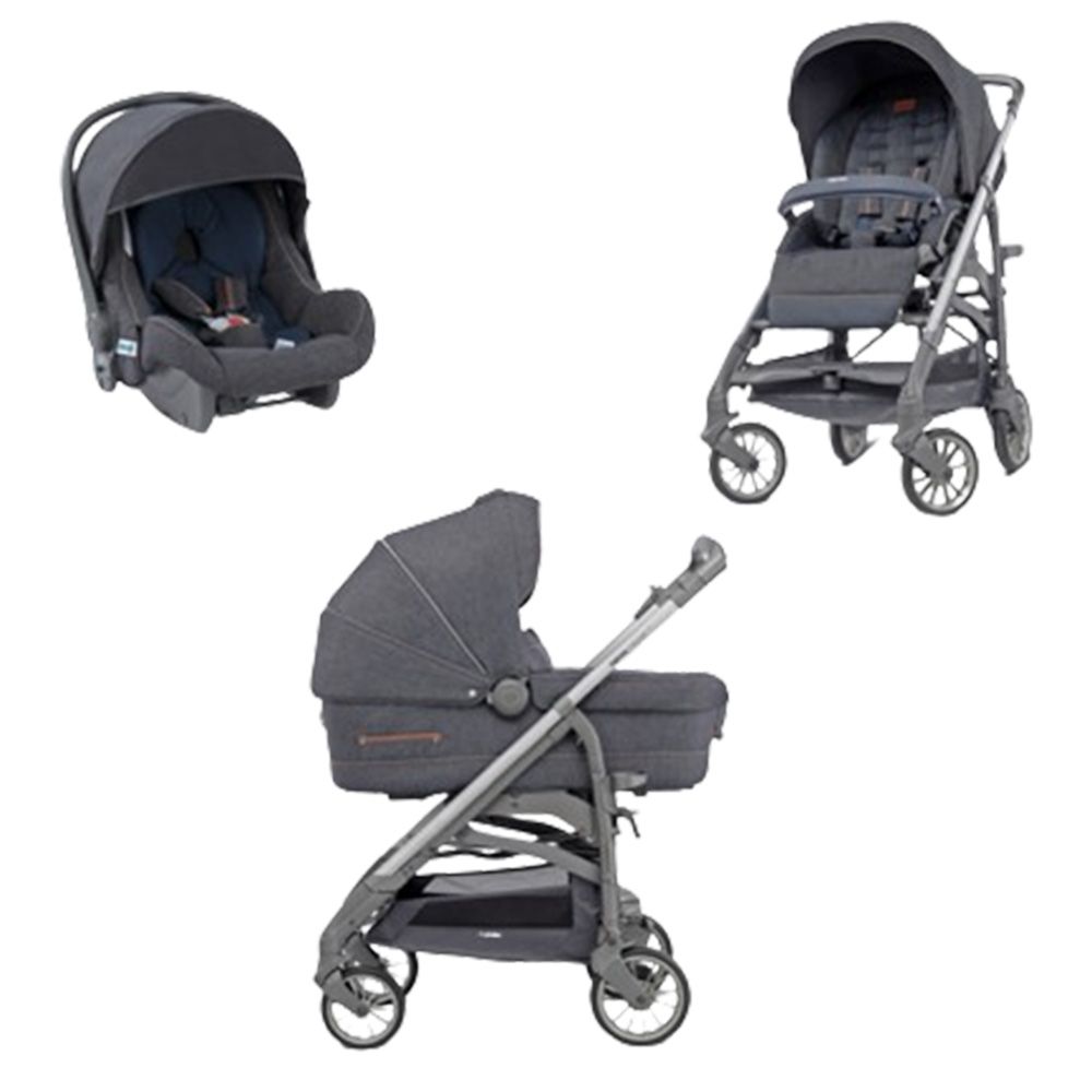 Inglesina - 3-in-1 Trilogy City Travel System - Village Denim