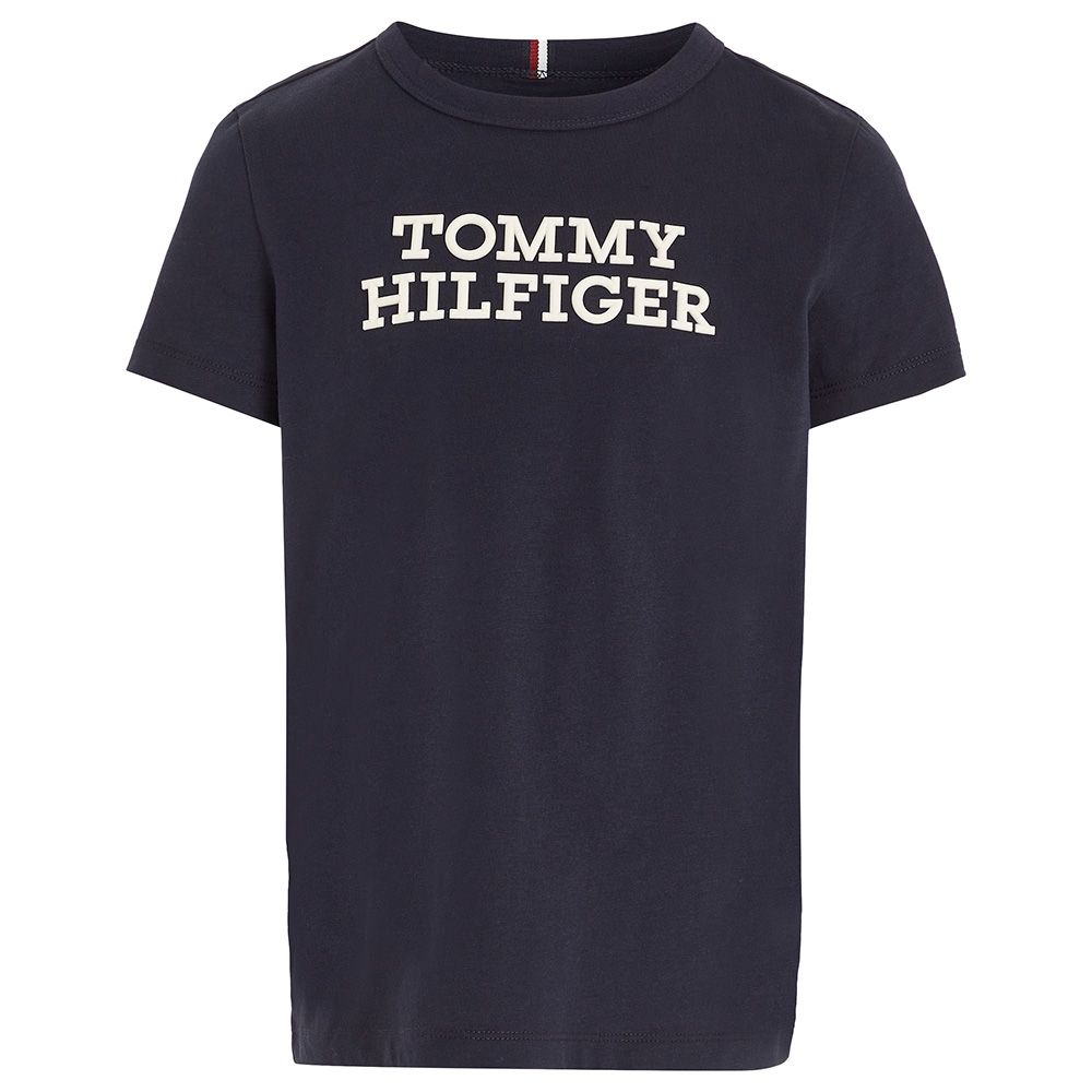 Tommy Hilfiger - TH Logo Short Sleeves Tee - Blue