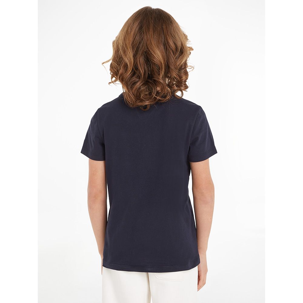 Tommy Hilfiger - TH Logo Short Sleeves Tee - Blue