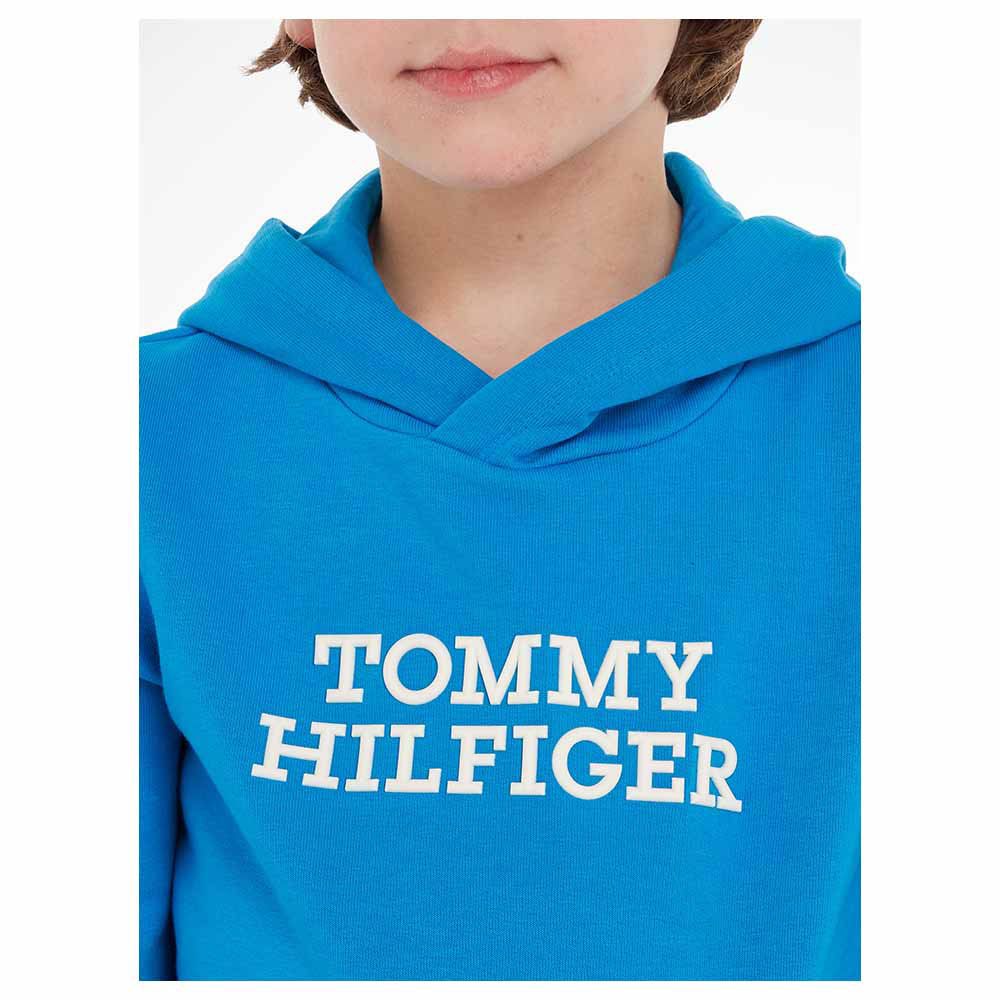 Tommy Hilfiger - TH Logo Hoodie - Blue