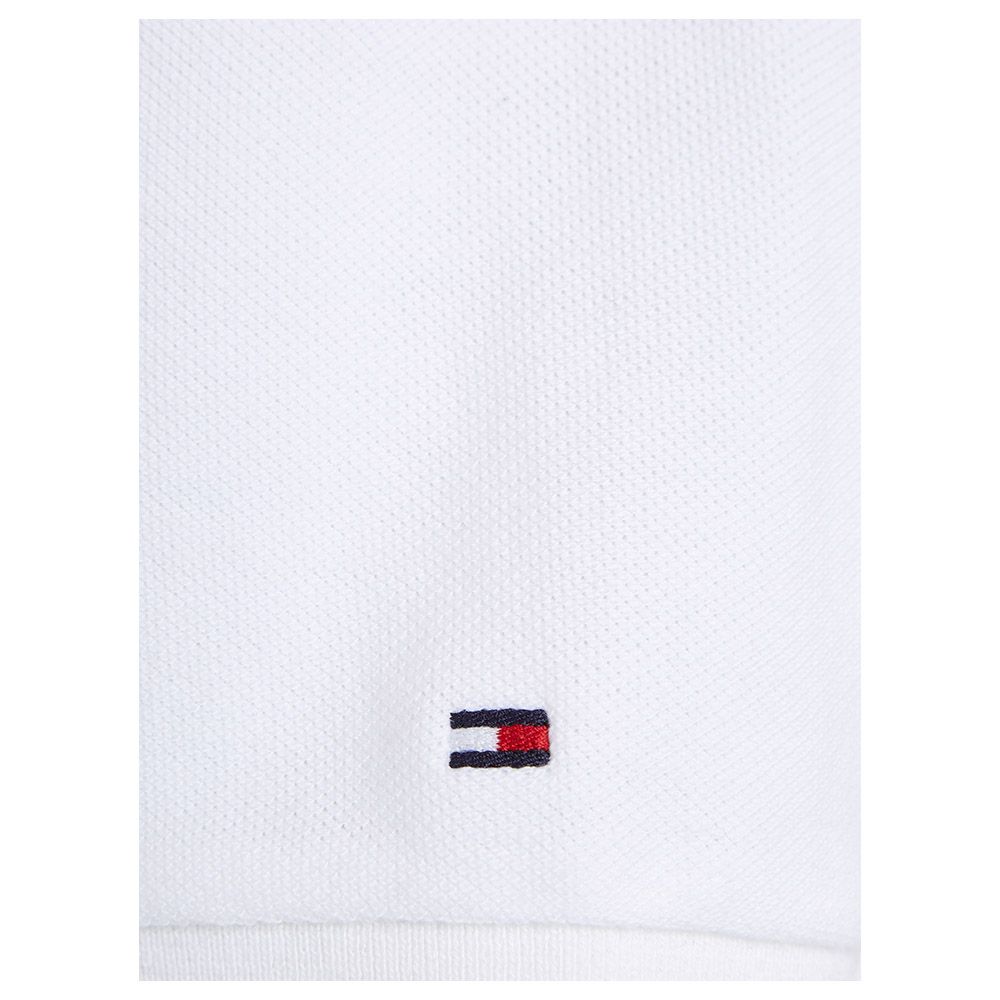 Tommy Hilfiger - Jaquard Global Stripes Short Sleeves Polo T-Shirt - White