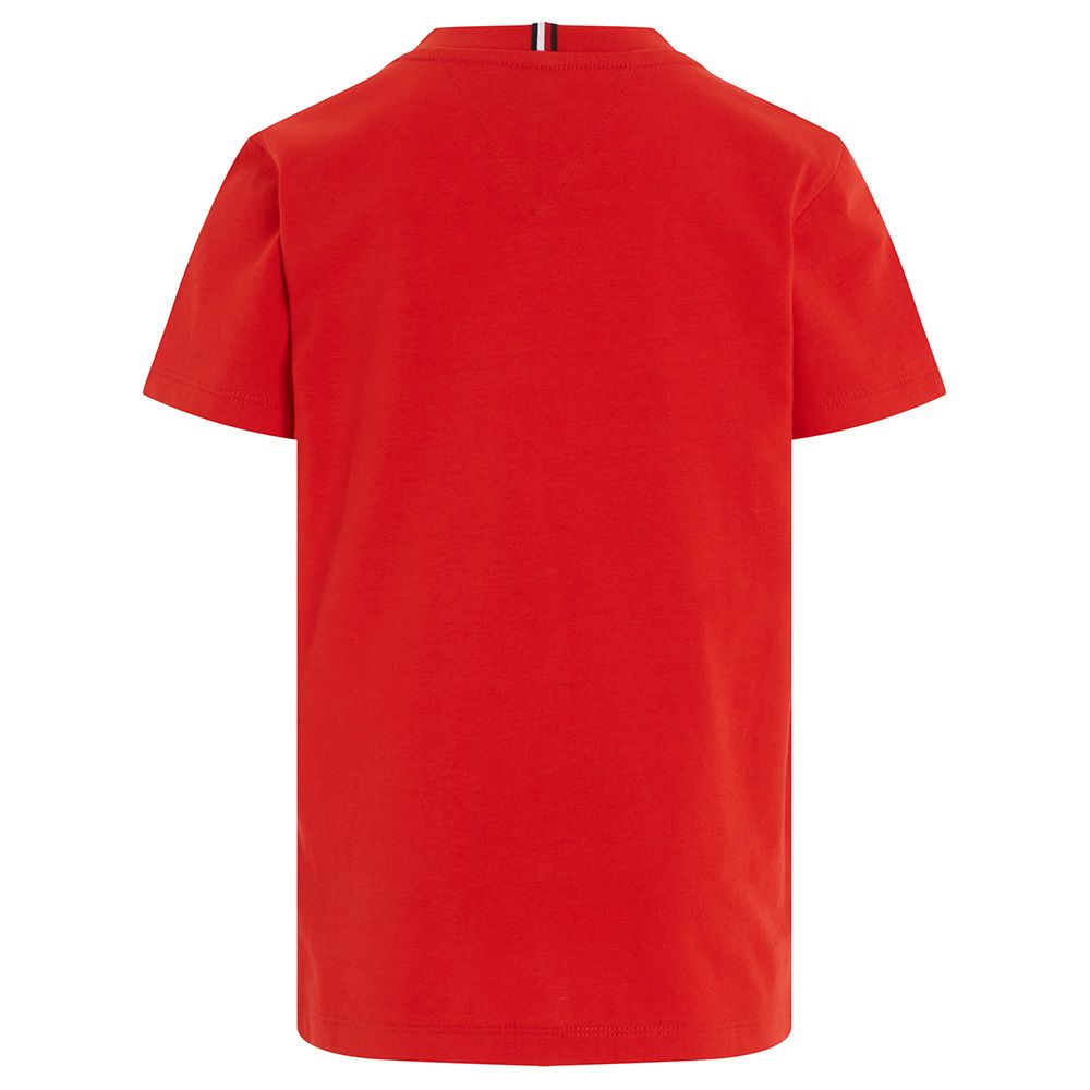 Tommy Hilfiger - TH Logo Print Short Sleeve Tee - Red