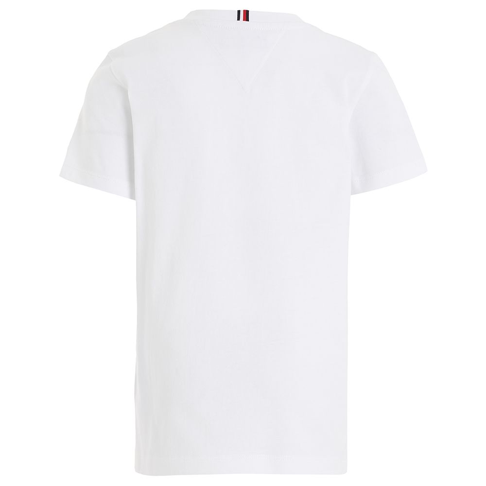 Tommy Hilfiger - TH Logo Print Short Sleeve Tee - White