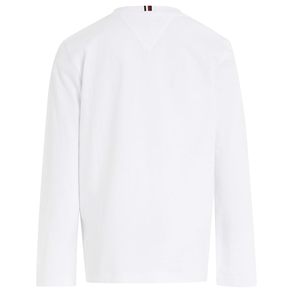 Tommy Hilfiger - New York Flag Graphic Long Sleeves Tee - White