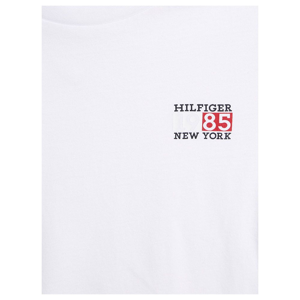 Tommy Hilfiger - New York Flag Graphic Long Sleeves Tee - White