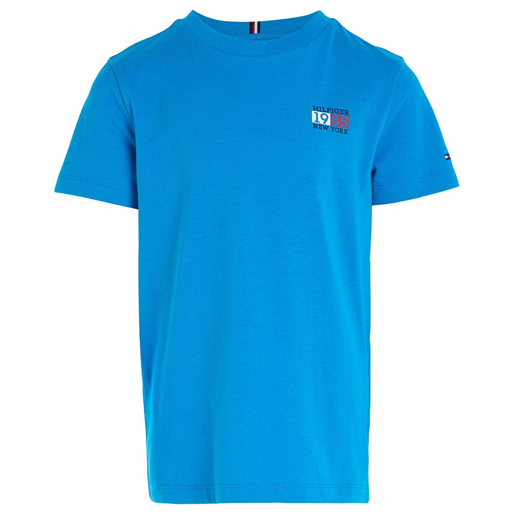 Tommy Hilfiger - New York Flag Graphic Short Sleeves Tee - Light Blue