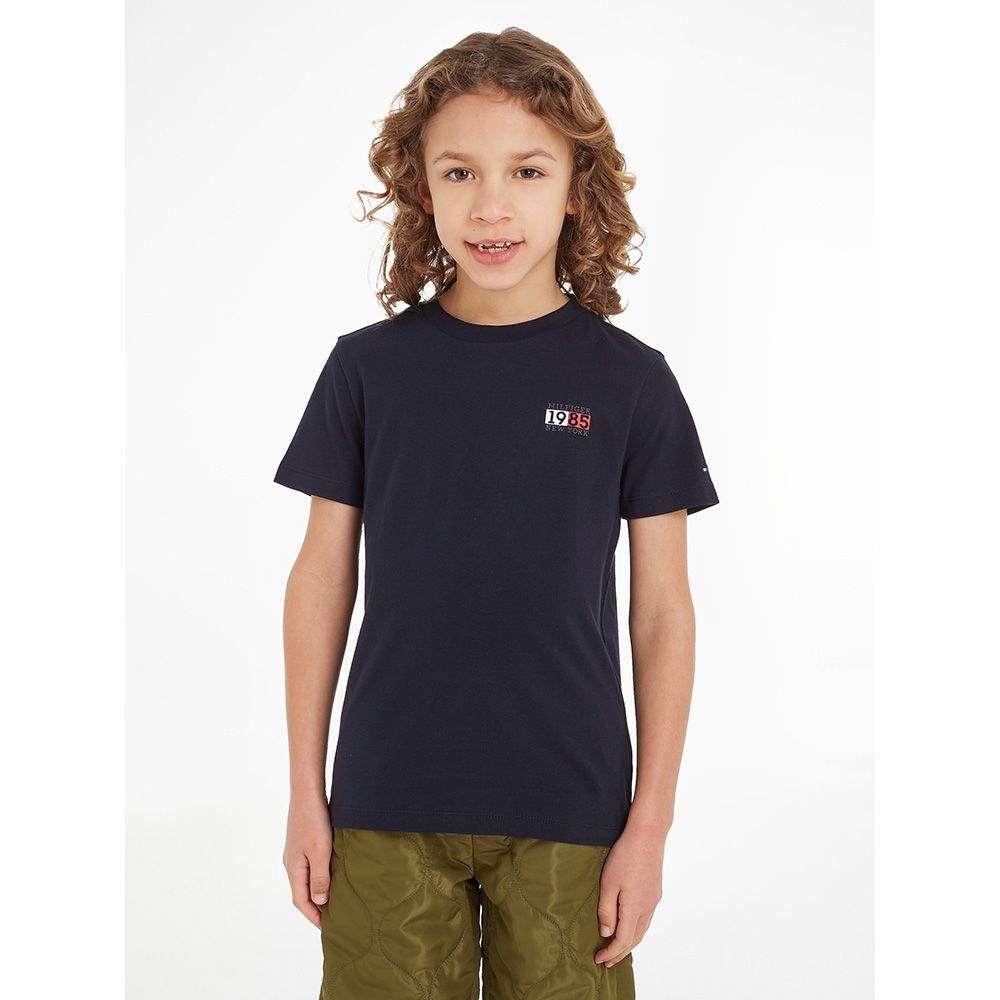 Tommy Hilfiger - New York Flag Graphic Short Sleeves Tee - Blue