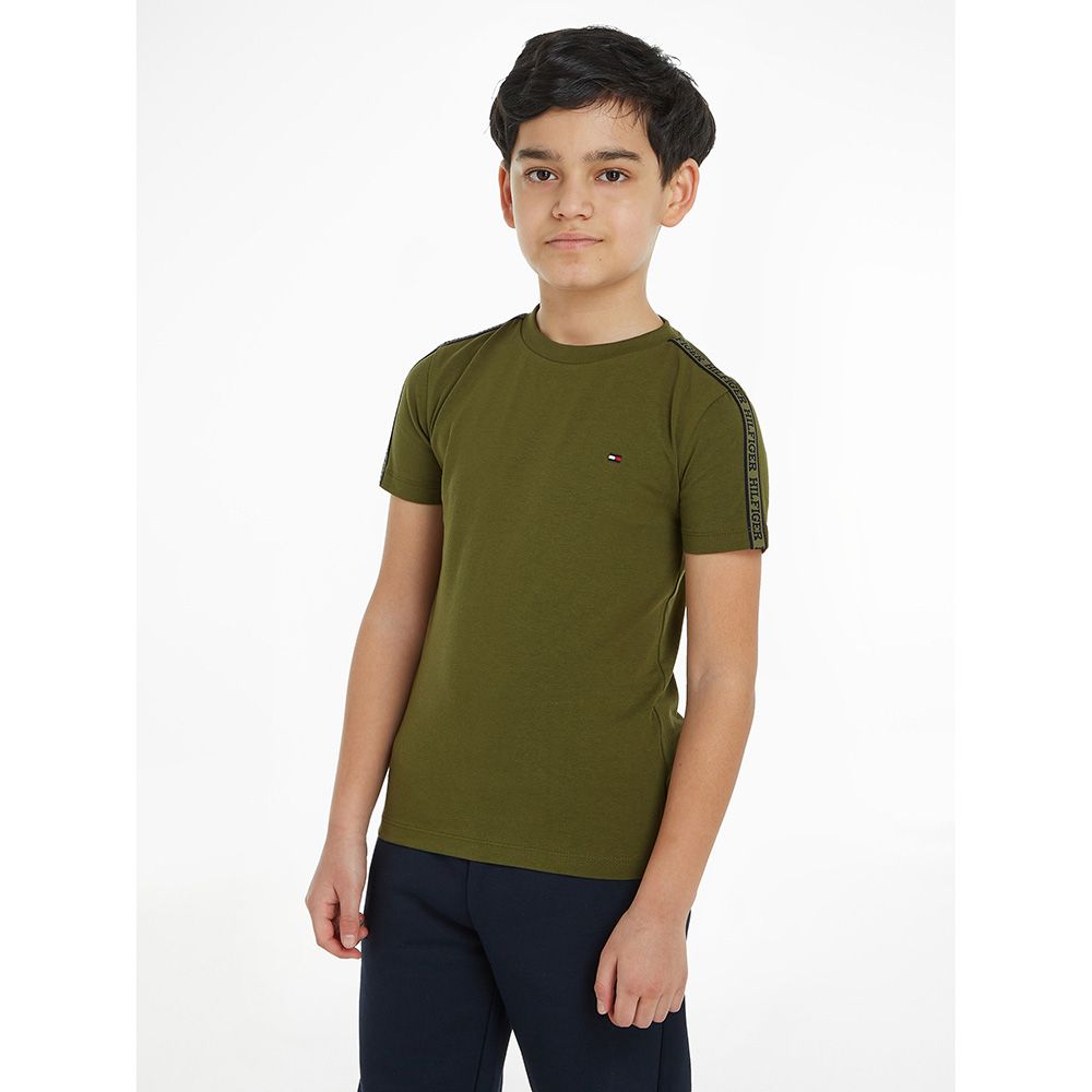 Tommy Hilfiger - Tape Short Sleeves Tee - Green