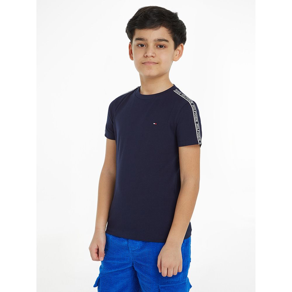 Tommy Hilfiger - Tape Short Sleeves Tee - Blue