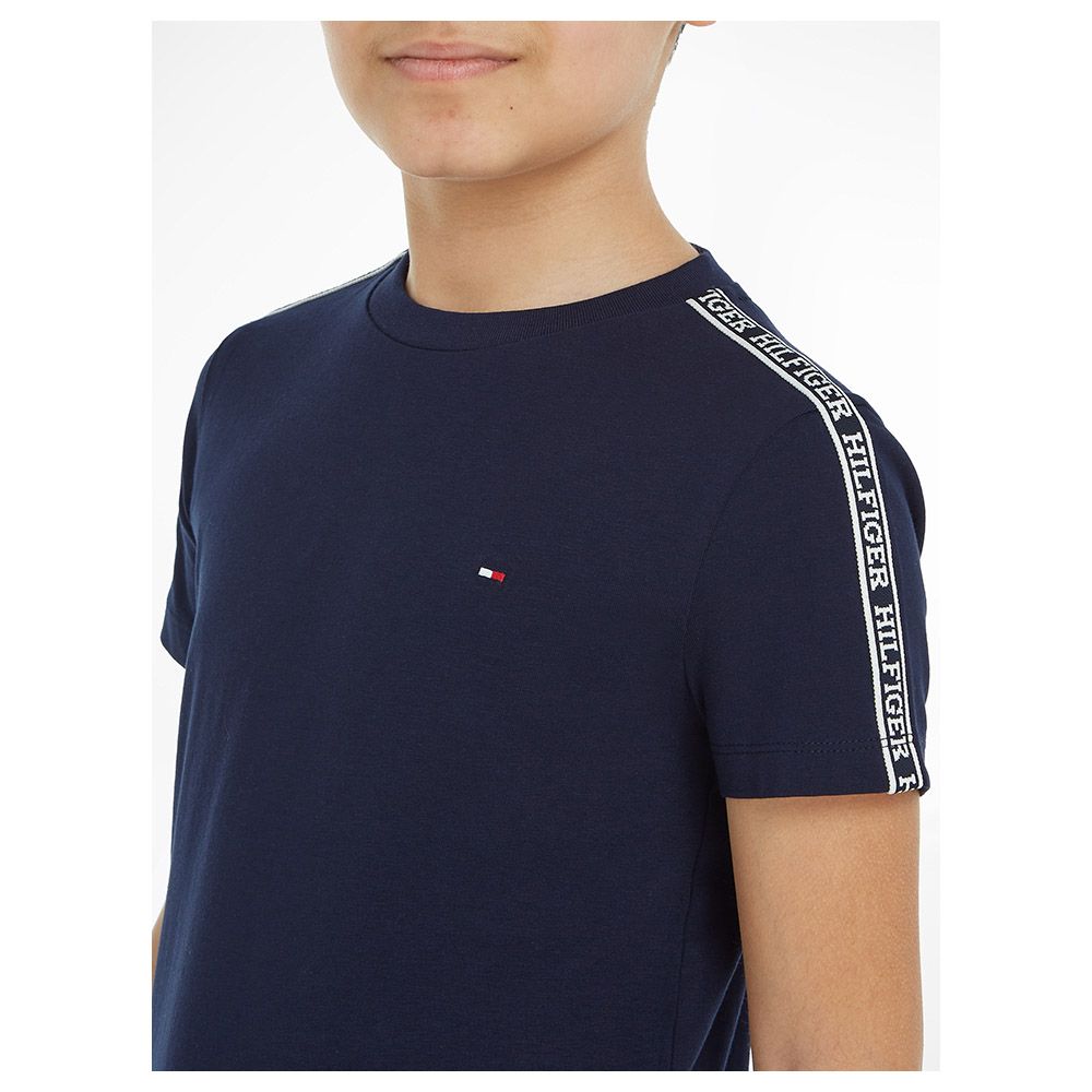 Tommy Hilfiger - Tape Short Sleeves Tee - Blue