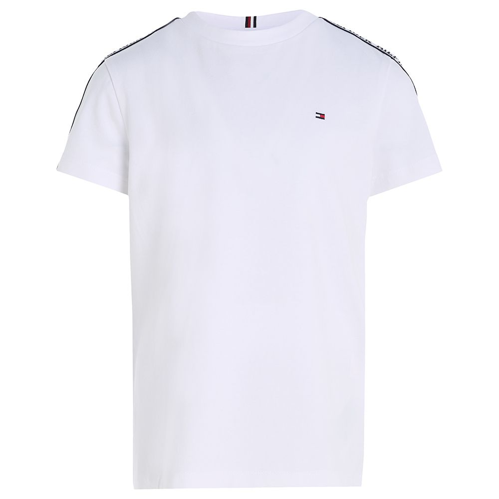 Tommy Hilfiger - Tape Short Sleeves Tee - White