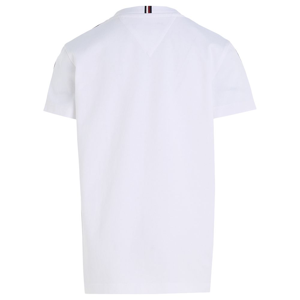 Tommy Hilfiger - Tape Short Sleeves Tee - White