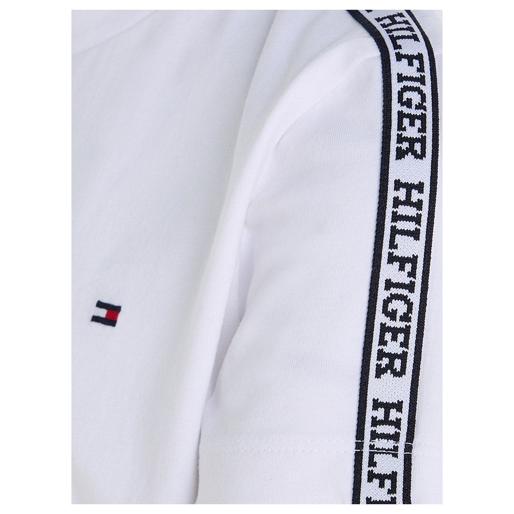 Tommy Hilfiger - Tape Short Sleeves Tee - White