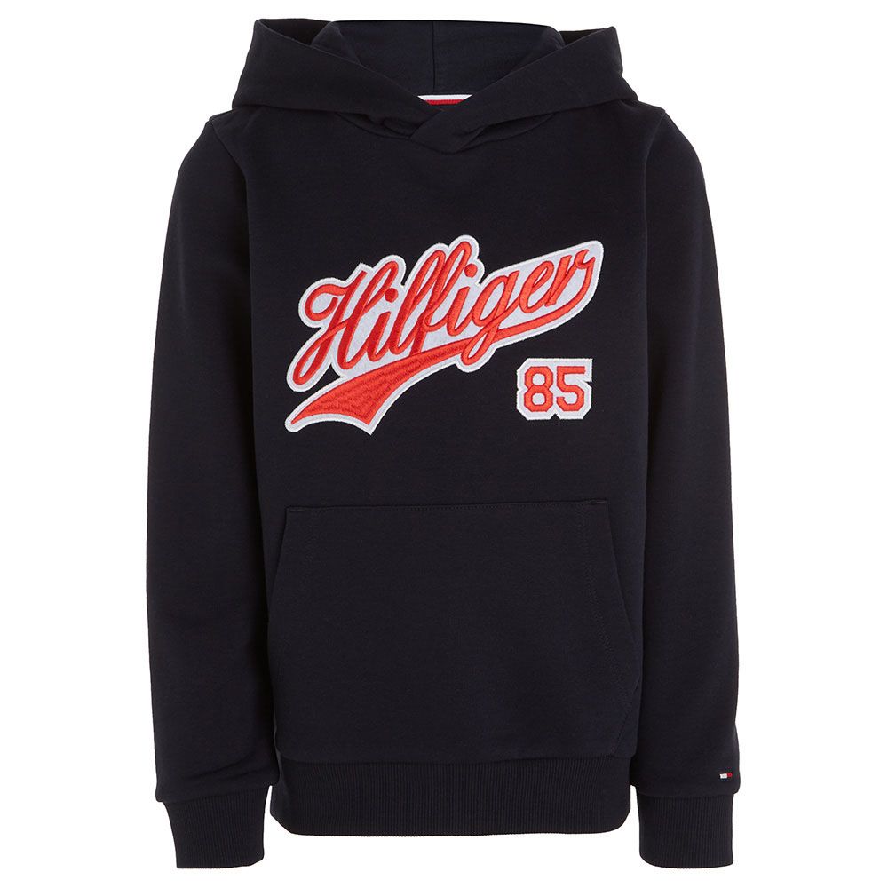 Tommy Hilfiger - Hilfiger Script Hoodie - Blue