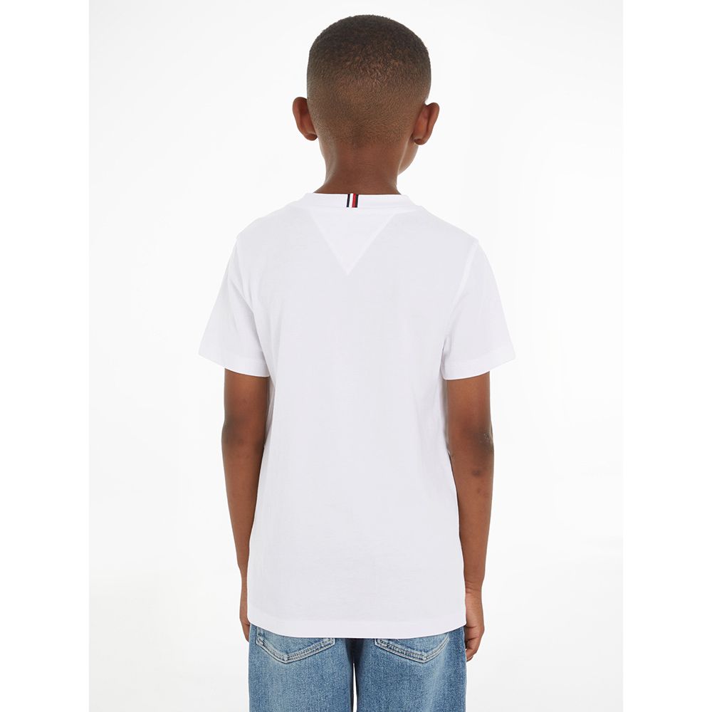 Tommy Hilfiger - Hilfiger Monotype Archived Crest Logo T-Shirt - White