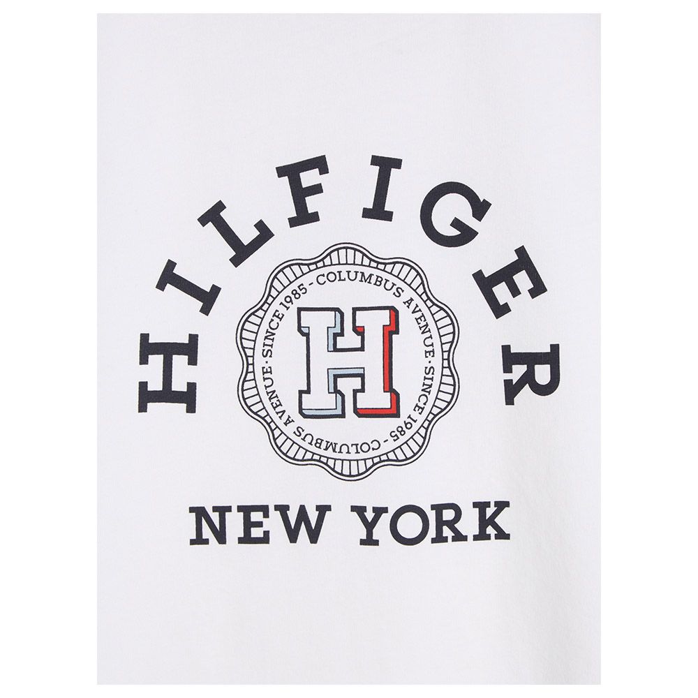 Tommy Hilfiger - Hilfiger Monotype Archived Crest Logo T-Shirt - White