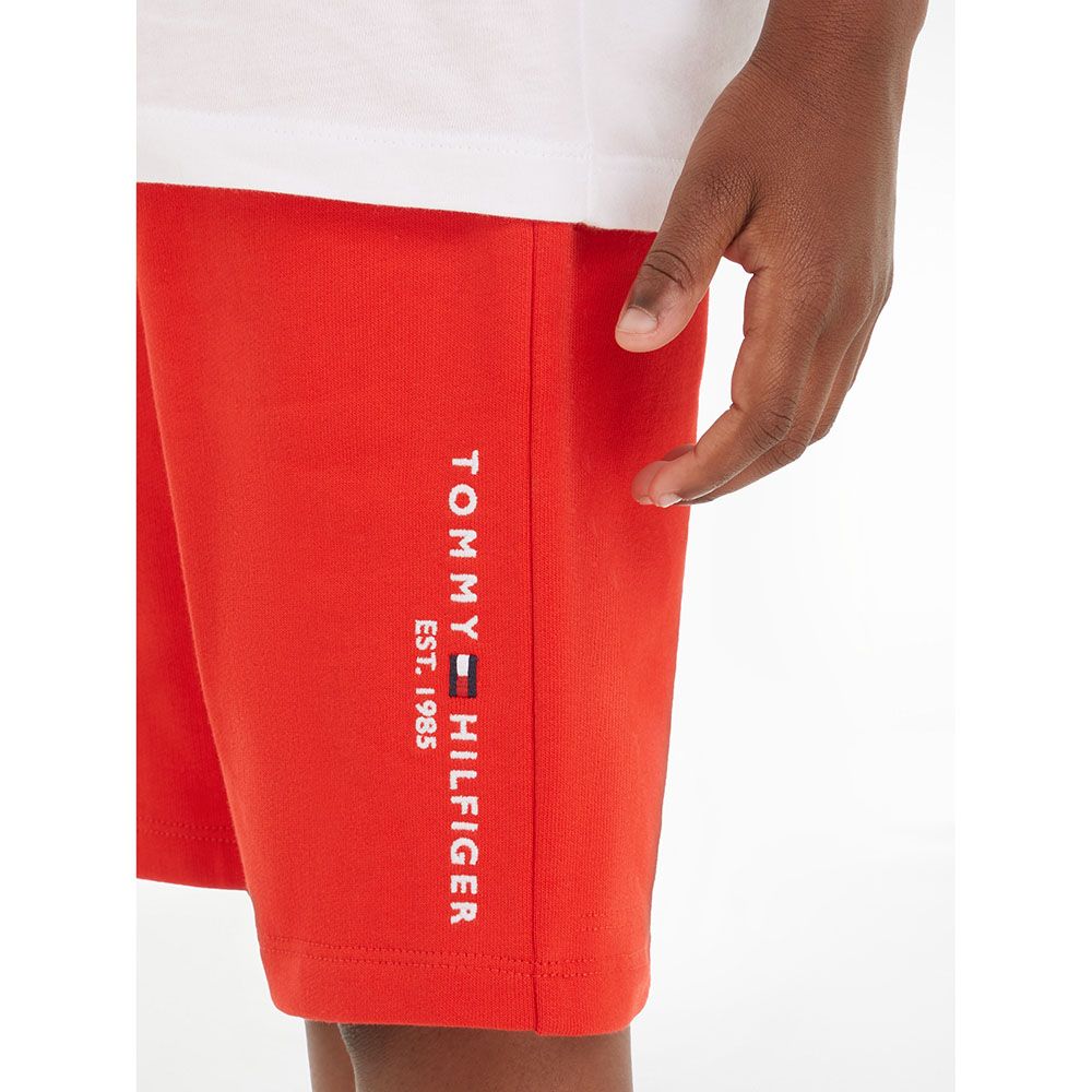 Tommy Hilfiger - 2pc-Set - Essential Logo T-Shirt And Shorts - Red