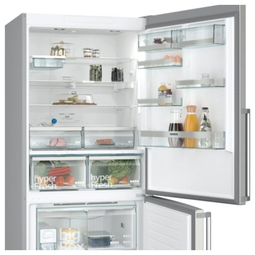 Siemens - Bottom Mount Freestanding Refrigerator - Silver - 641 L