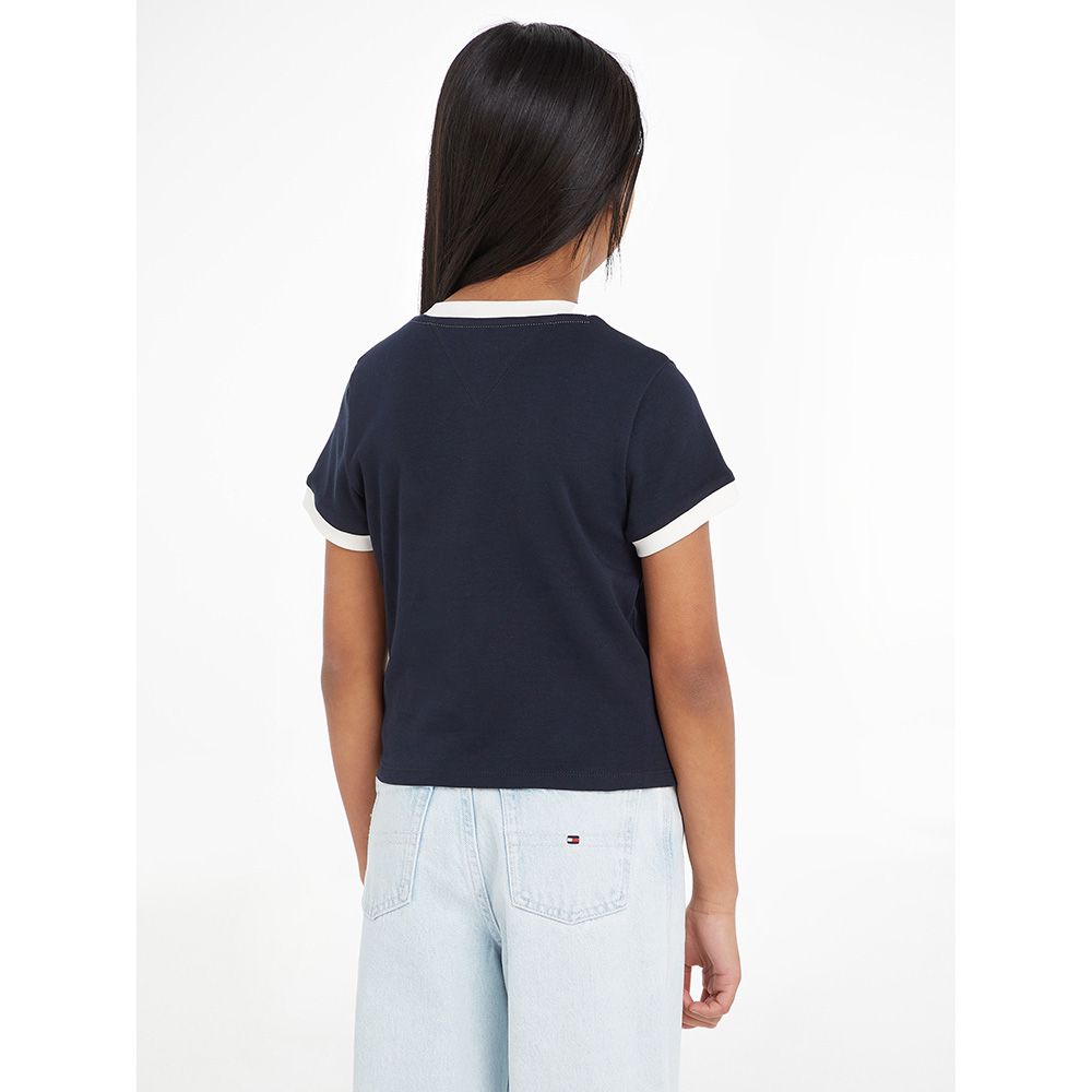 Tommy Hilfiger - Hilfiger Crest Short Sleeves Tee - Blue