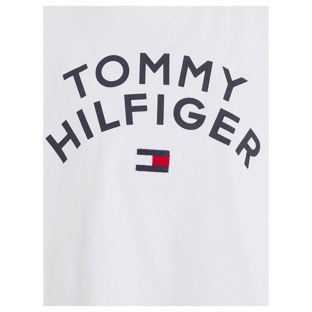 Tommy Hilfiger - Girls Tommy Hilfiger Flag Short Sleeves Tee - White