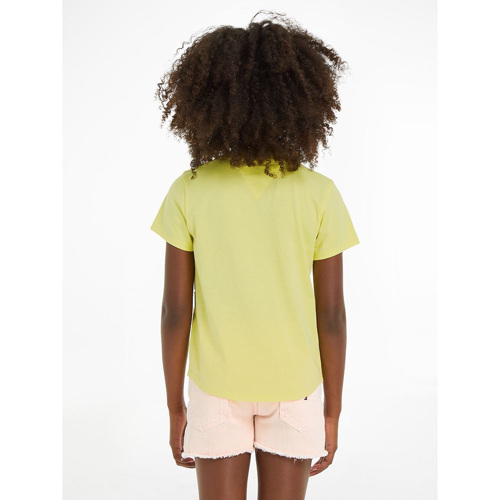 Tommy Hilfiger - Vinyl Short Sleeves Tee - Yellow