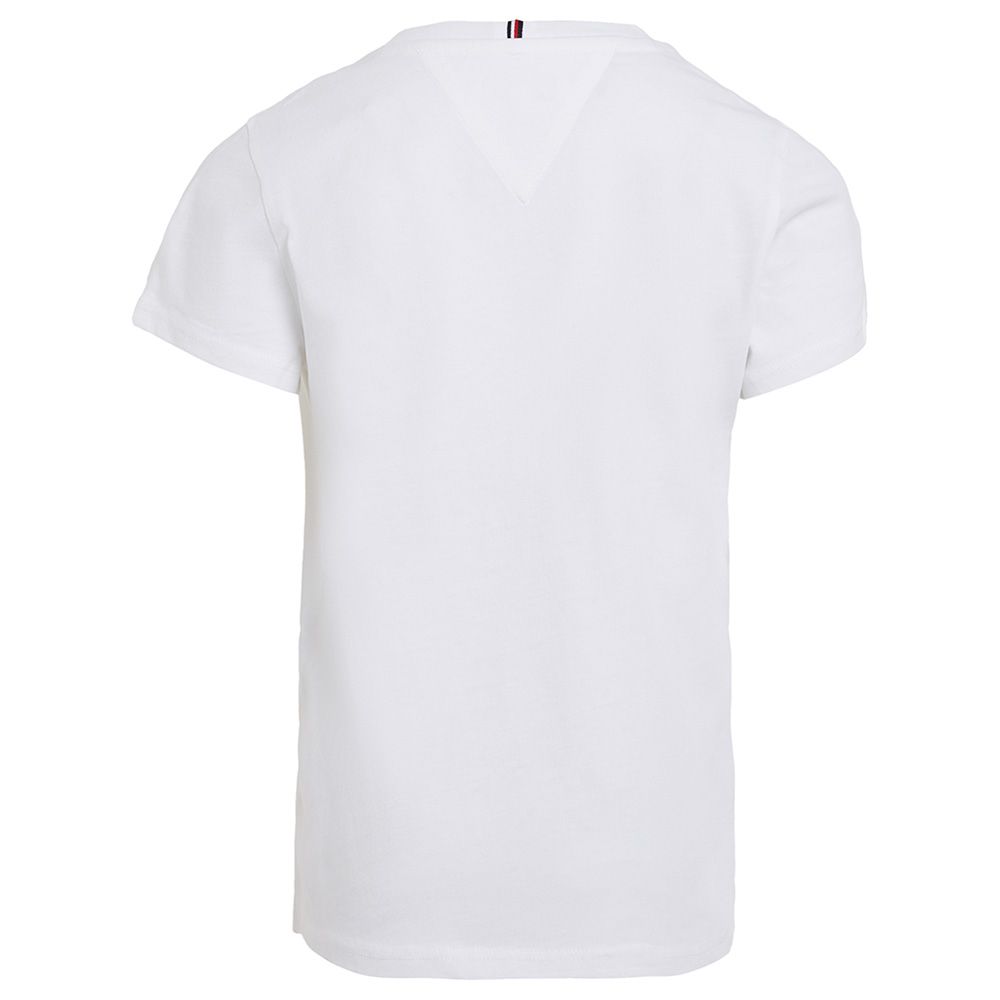 Tommy Hilfiger - Hilfiger Sequins Short Sleeves Tee - White