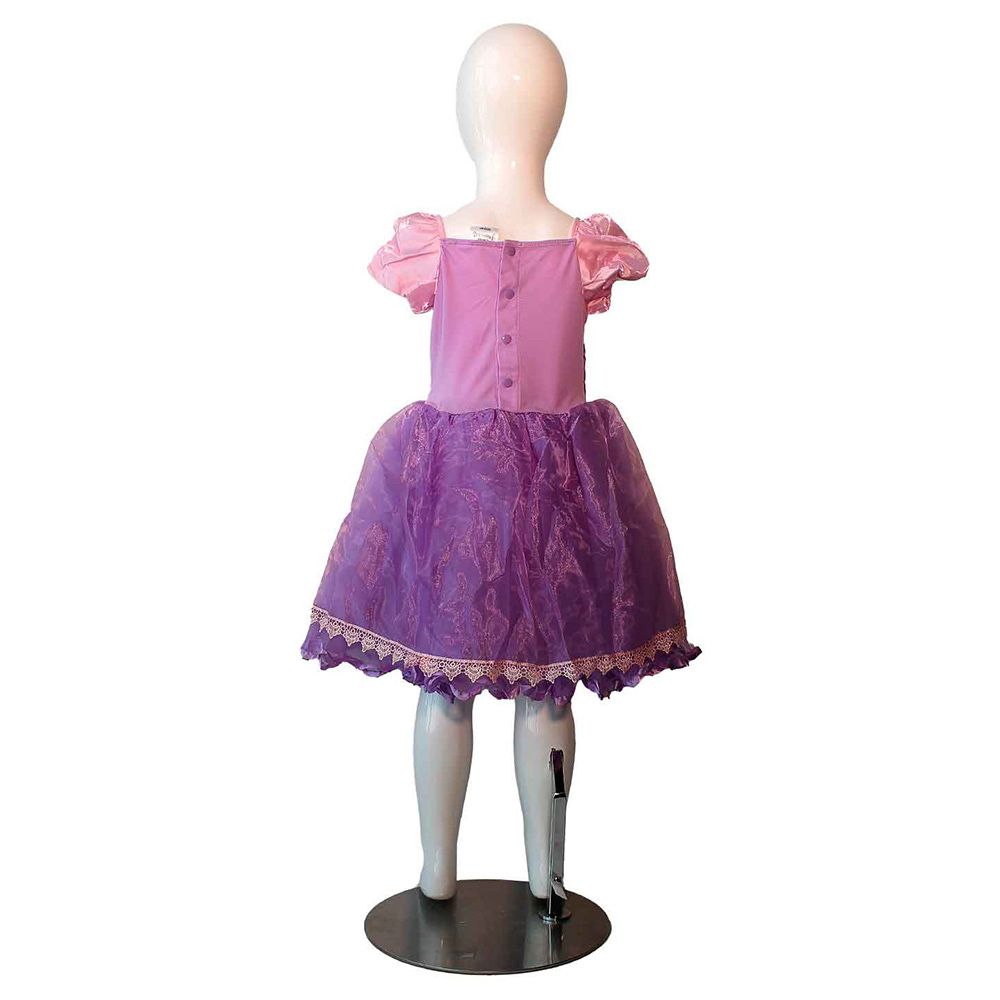 Party Centre - Disney - Rapunzel Princess Deluxe Girls' Costume - Purple