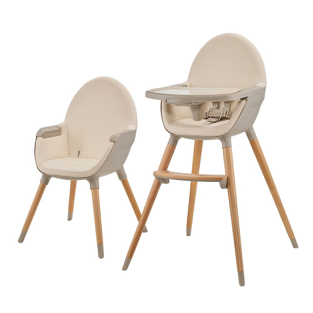 Kinderkraft - 2-in-1 Fini 2 Baby High Chair - Beige