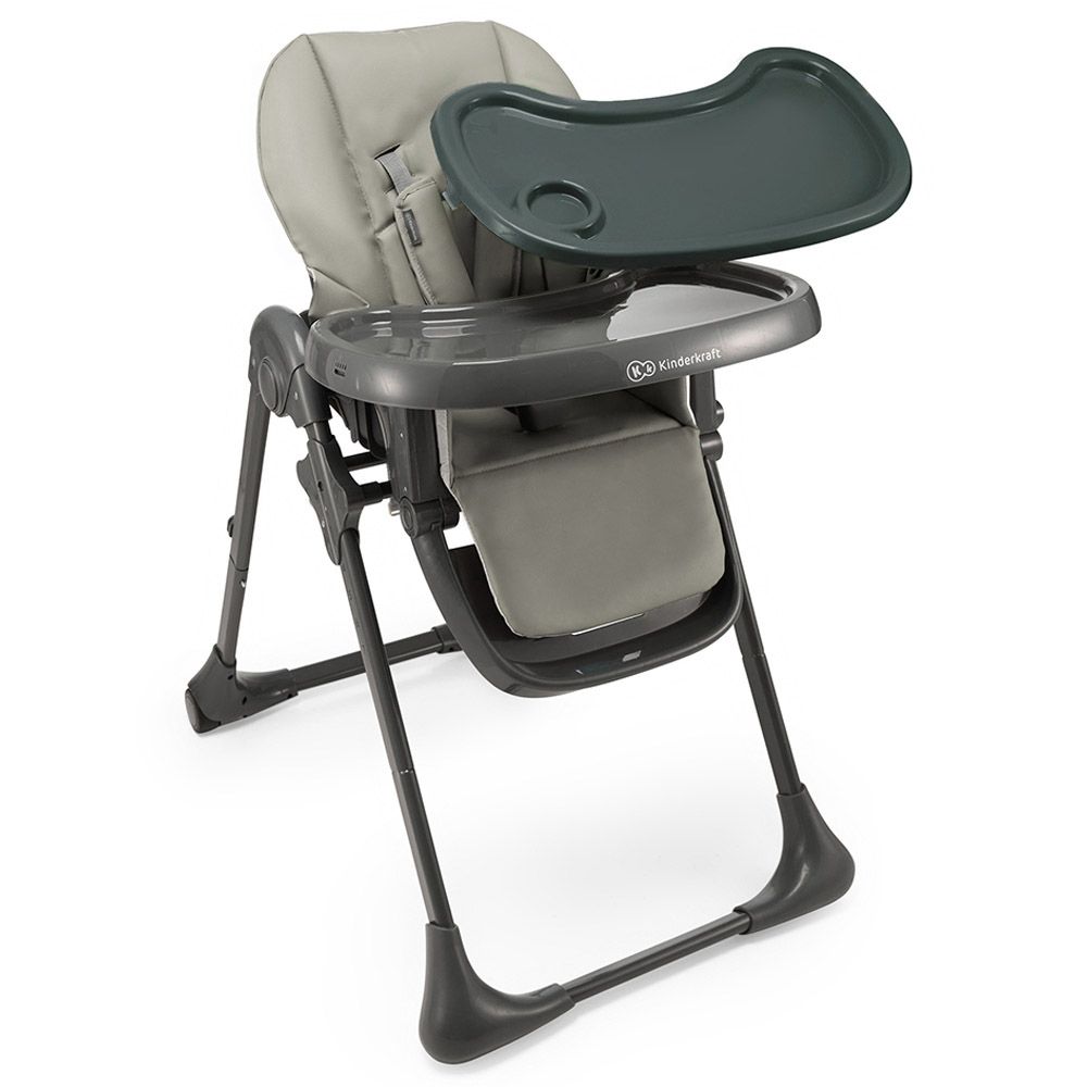 Kinderkraft - 2-in-1 Tummie High Chair - Grey