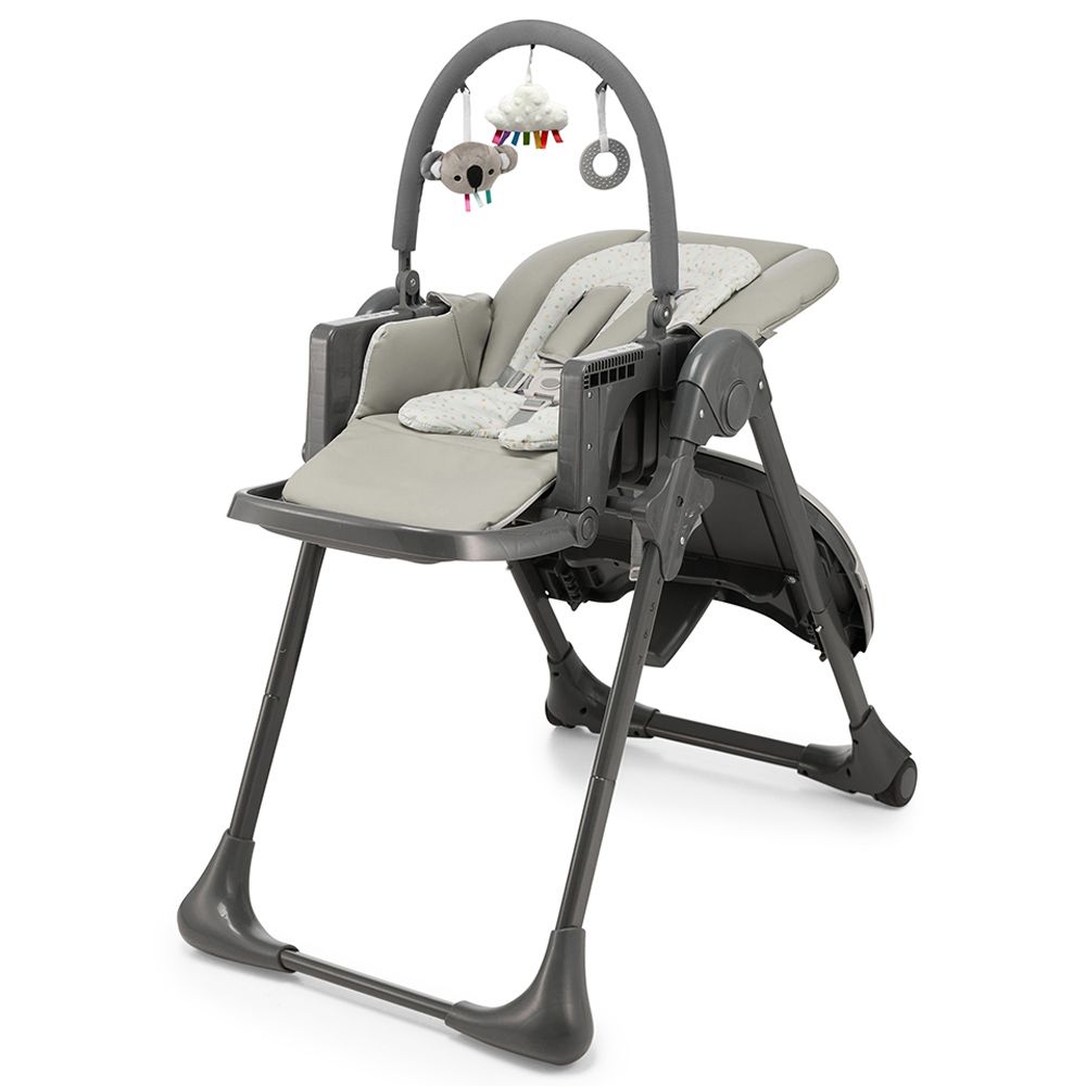 Kinderkraft - 2-in-1 Tummie High Chair - Grey