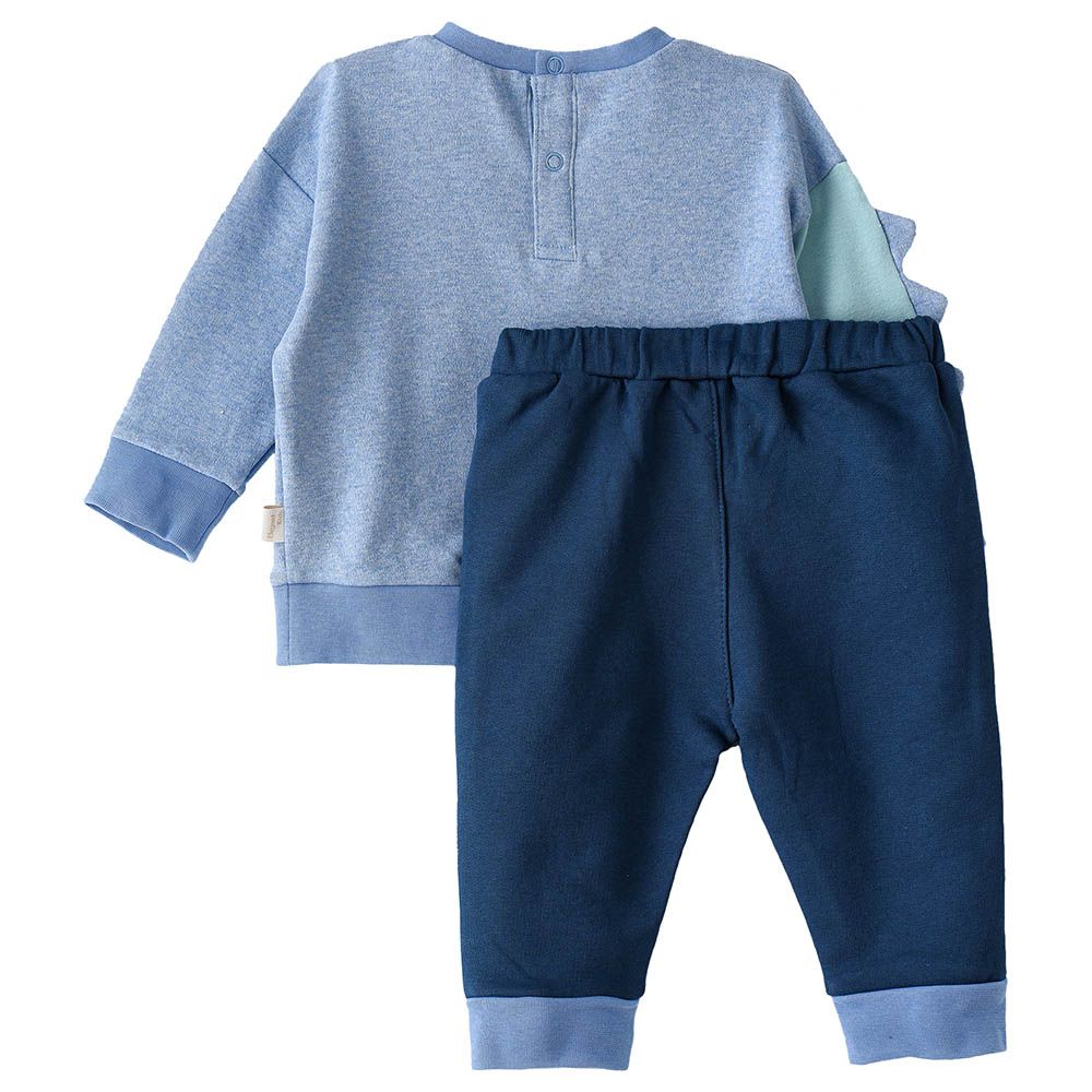 Tiny Hug - Long Sleeve T-Shirt & Pyjama Set - Blue