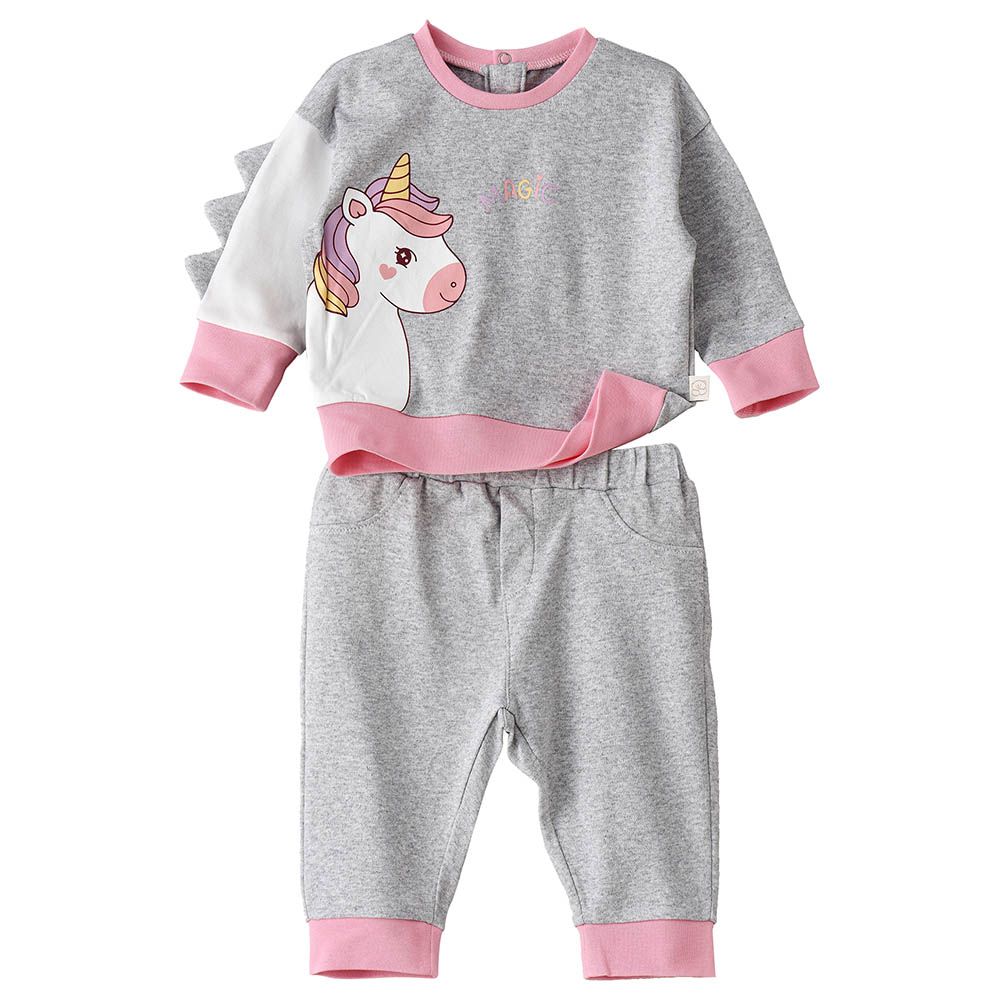 Tiny Hug - Girls Long Sleeve T-Shirt & Pyjama Set