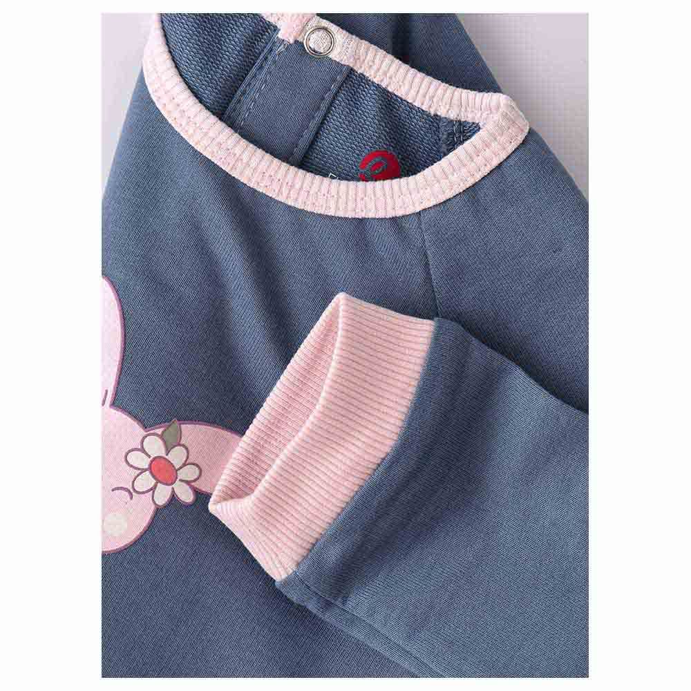 Tiny Hug - Cotton Sleepsuit - Blue